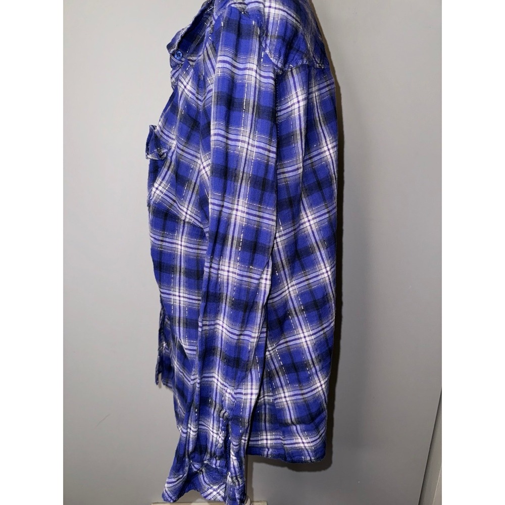 Torrid Women's Button-Up Flannel Top‎ - Picture 5 of 6